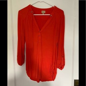 Ella Moss quarter sleeve shirt.